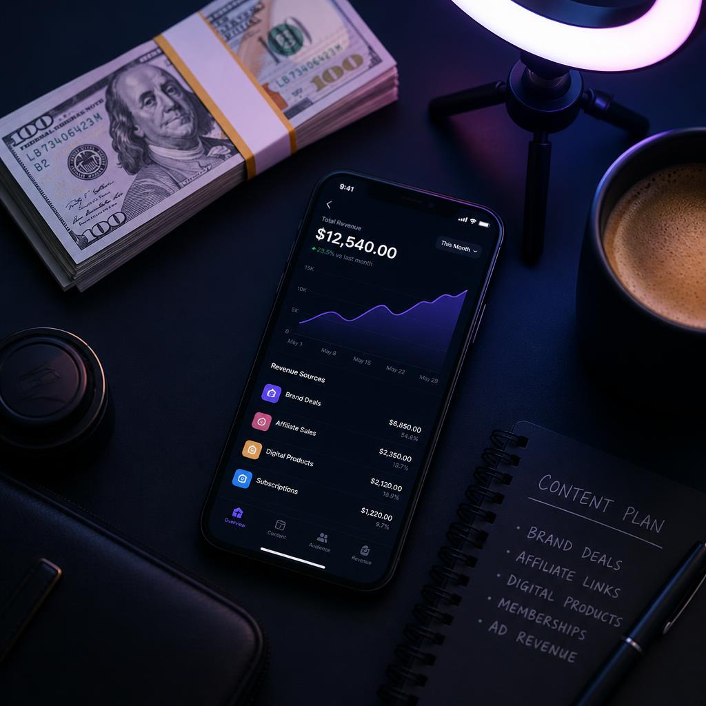 How do influencers make money in 2026? The 9 real income streams (with numbers)